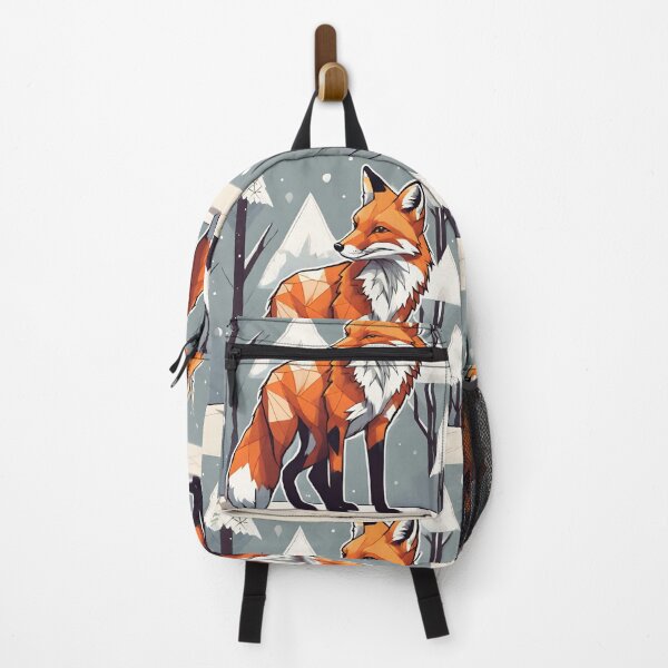 Item preview, Geometric fox in the snow designed and sold by kreativeadern.