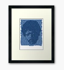Jules Winnfield in Blue Framed Print