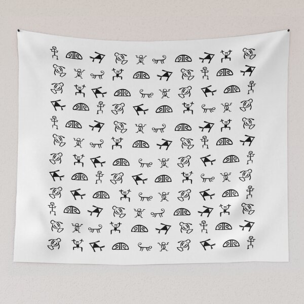 Item preview, Artes rupestre P&B designed and sold by pjcriativo.