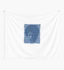 Jules Winnfield in Blue Wall Tapestry
