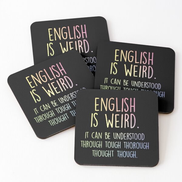 Item preview, English Is Weird designed and sold by ScienceCorner.