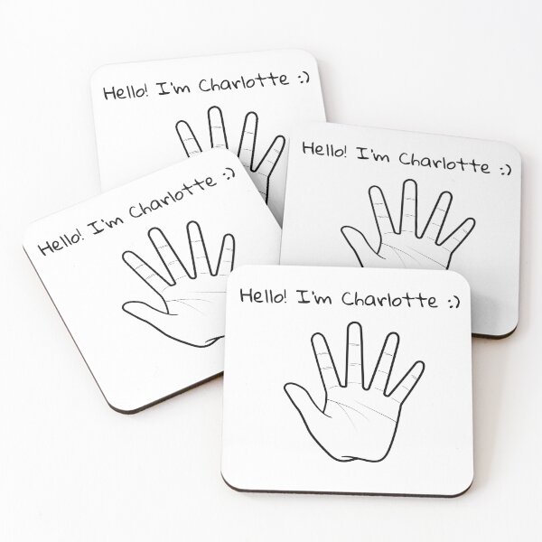 Item preview, Hello I'm Charlotte my name funny girl cute designed and sold by STRAVOY.
