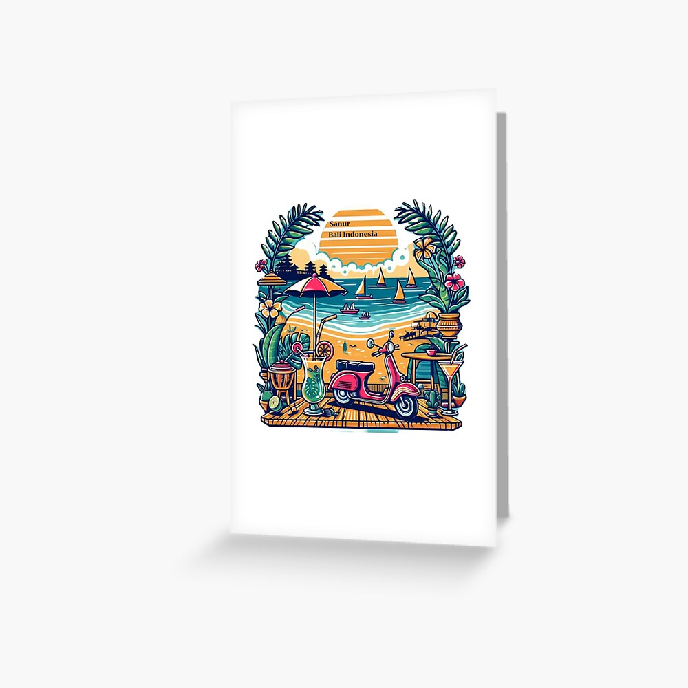 Item preview, Greeting Card designed and sold by Sanurclothingco.