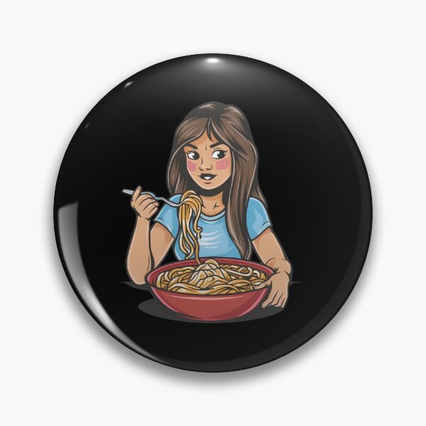 Item preview, Girl Eating Spaghetti designed and sold by NNisu.