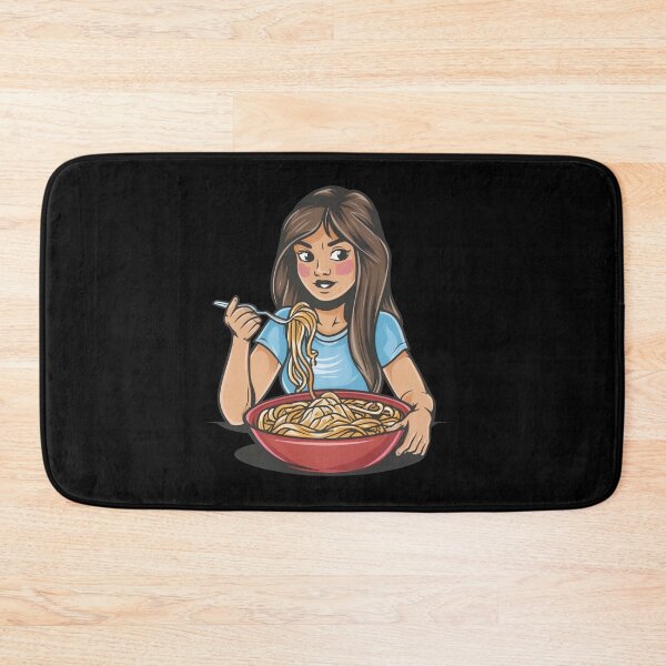 Item preview, Girl Eating Spaghetti designed and sold by NNisu.