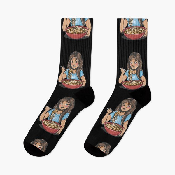 Item preview, Girl Eating Spaghetti designed and sold by NNisu.