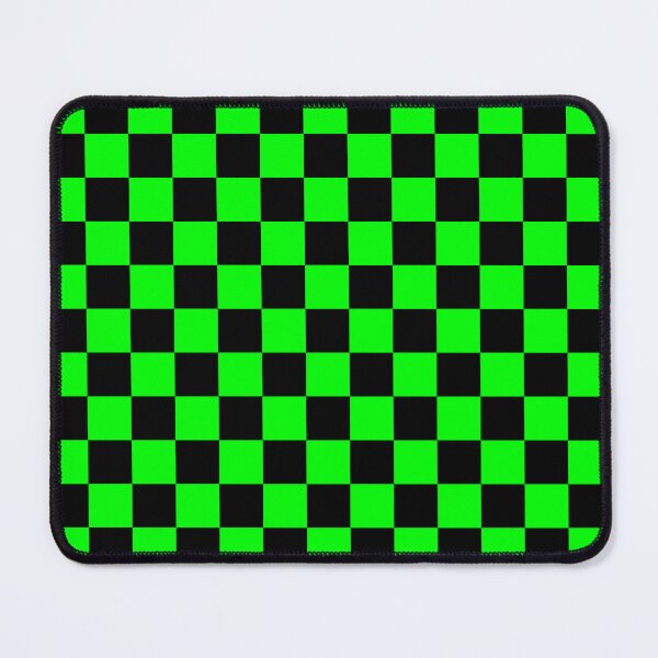 Item preview, Checkered (Medium Squares) Electric Green and Black designed and sold by Tree45.