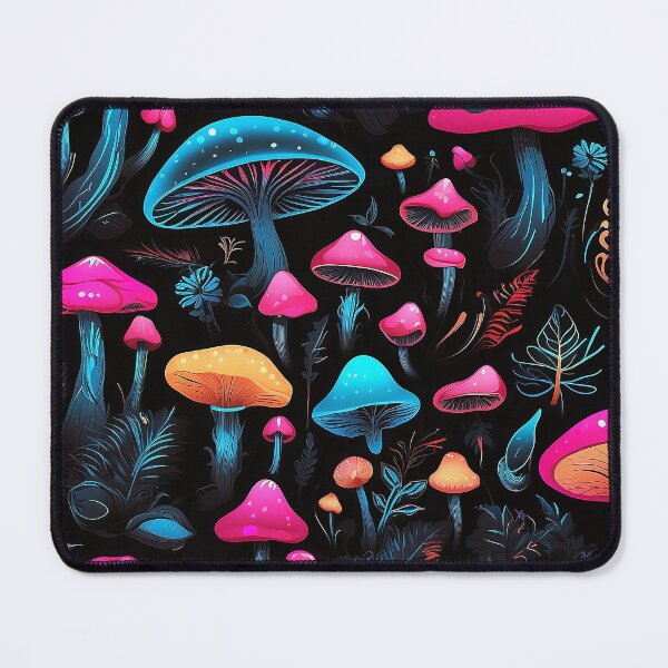 Item preview, Fungi Party: Neon Mushroom Dance designed and sold by ZION-E-Store.
