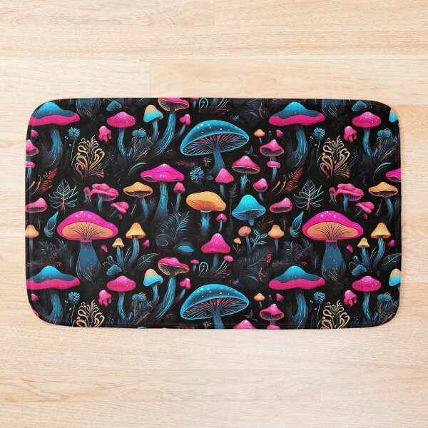 Item preview, Fungi Party: Neon Mushroom Dance designed and sold by ZION-E-Store.