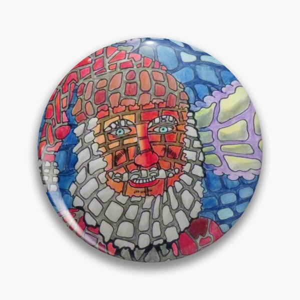 Item preview, 789 - MOSAIC SANTA CLAUS - DAVE EDWARDS- COLOURED PENCILS - 2023 designed and sold by BLYTHART.