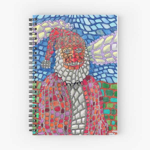 Item preview, 789 - MOSAIC SANTA CLAUS - DAVE EDWARDS- COLOURED PENCILS - 2023 designed and sold by BLYTHART.