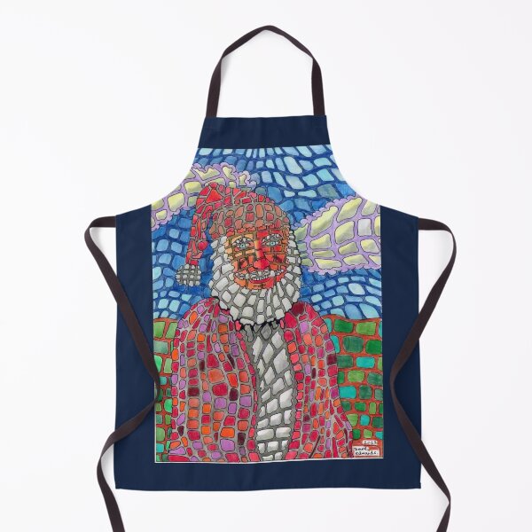 Item preview, 789 - MOSAIC SANTA CLAUS - DAVE EDWARDS- COLOURED PENCILS - 2023 designed and sold by BLYTHART.