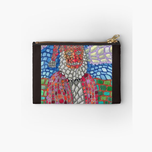Item preview, 789 - MOSAIC SANTA CLAUS - DAVE EDWARDS- COLOURED PENCILS - 2023 designed and sold by BLYTHART.