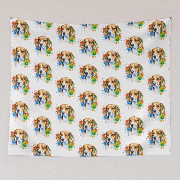 Item preview, Watercolor Beagle Art designed and sold by Fredster1966.