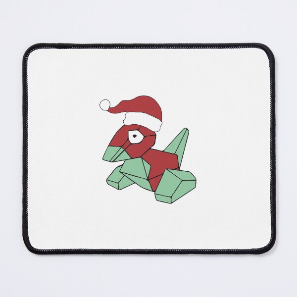 Item preview, Porygon Christmas Holiday Santa Hat (Red and Green) designed and sold by kyravreeland.