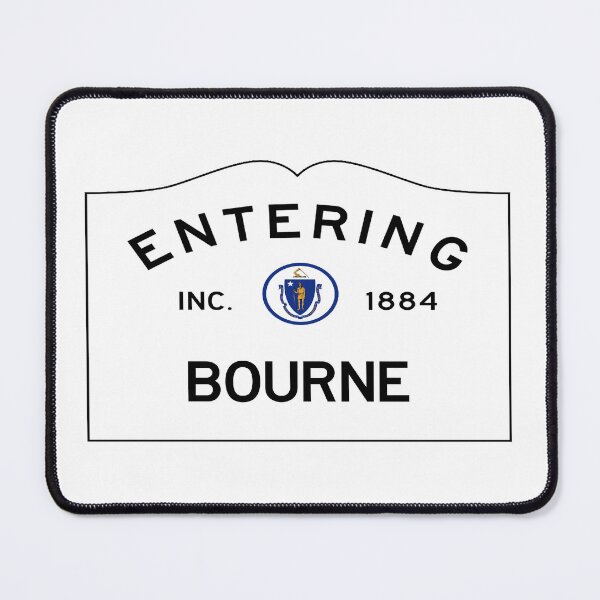 Item preview, Entering Bourne Road Sign - Bourne, Massachusetts designed and sold by SouthShorePics.
