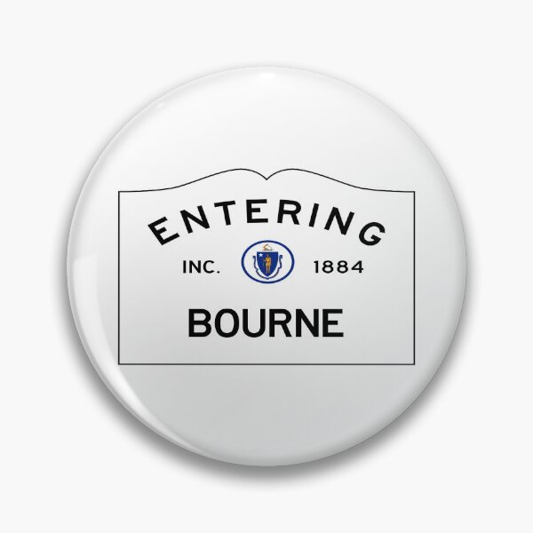 Item preview, Entering Bourne Road Sign - Bourne, Massachusetts designed and sold by SouthShorePics.