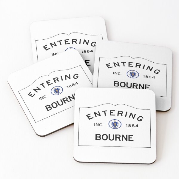 Item preview, Entering Bourne Road Sign - Bourne, Massachusetts designed and sold by SouthShorePics.