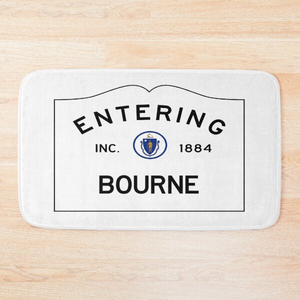 Item preview, Entering Bourne Road Sign - Bourne, Massachusetts designed and sold by SouthShorePics.