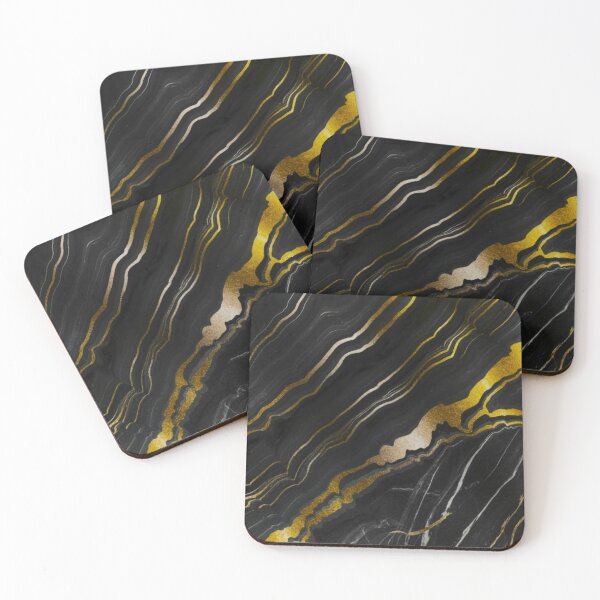Item preview, Elegant Black & Gold Patterns: Portoro Veins designed and sold by Gustavo Navarro.
