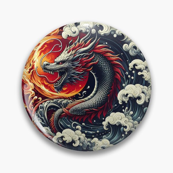 Item preview,  Inferno and Surge Dragon Yin Yang designed and sold by Pixel Dome.