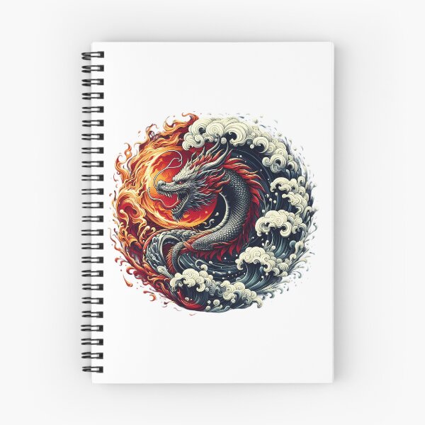 Item preview,  Inferno and Surge Dragon Yin Yang designed and sold by Pixel Dome.