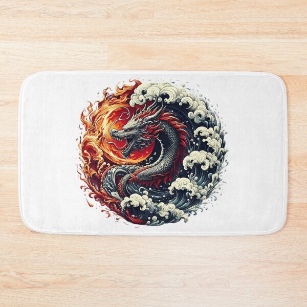 Item preview,  Inferno and Surge Dragon Yin Yang designed and sold by Pixel Dome.