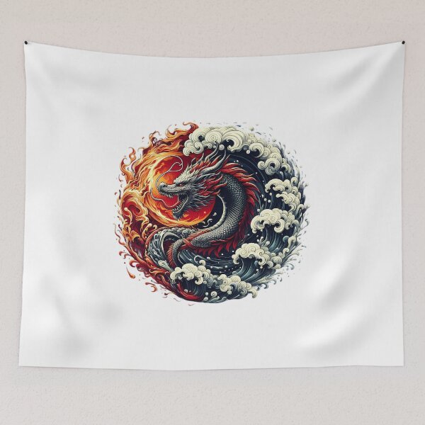 Item preview,  Inferno and Surge Dragon Yin Yang designed and sold by Pixel Dome.