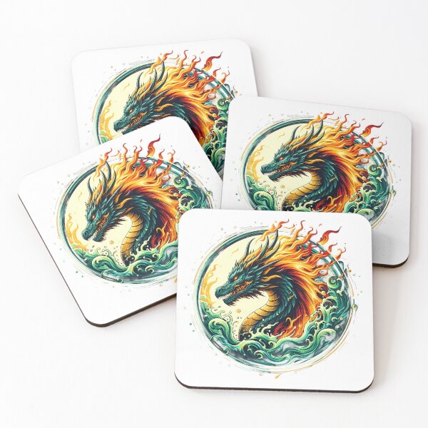 Item preview, Aquaflame Dragon Majesty designed and sold by Pixel Dome.