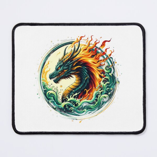 Item preview, Aquaflame Dragon Majesty designed and sold by Pixel Dome.