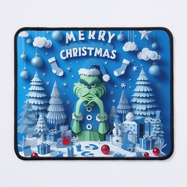 Item preview, Blue Vibe Christmas: Gifts, Grinch, and Festive Delights designed and sold by Attire mukashaf.
