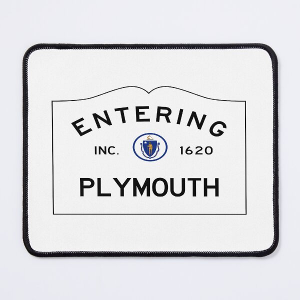 Item preview, Entering Plymouth Road Sign - Plymouth, Massachusetts designed and sold by SouthShorePics.