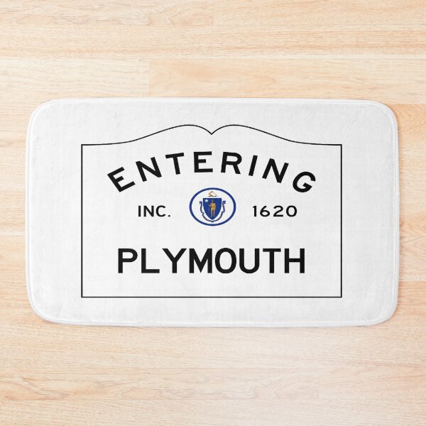 Item preview, Entering Plymouth Road Sign - Plymouth, Massachusetts designed and sold by SouthShorePics.