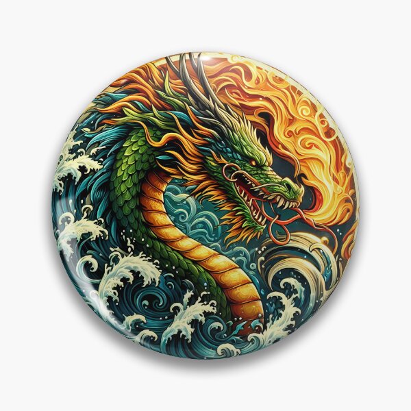 Item preview, Serpent of the Tidal Flame designed and sold by Pixel Dome.