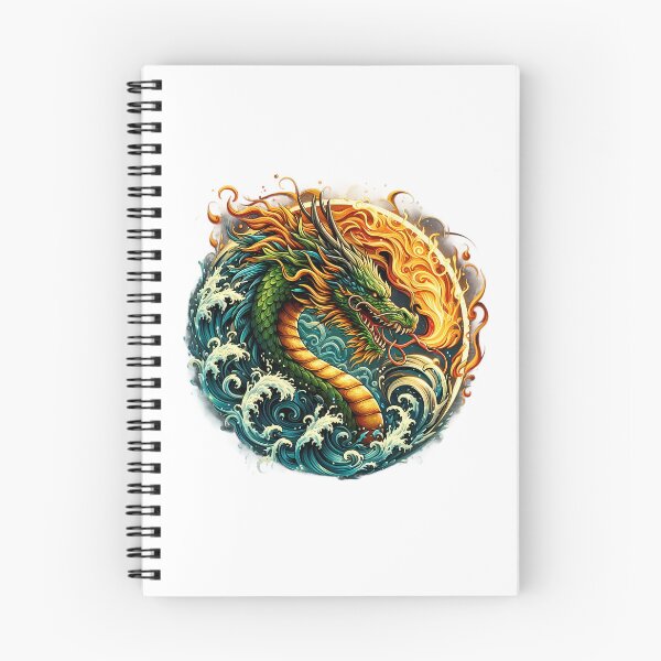 Item preview, Serpent of the Tidal Flame designed and sold by Pixel Dome.