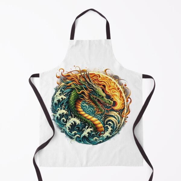 Item preview, Serpent of the Tidal Flame designed and sold by Pixel Dome.