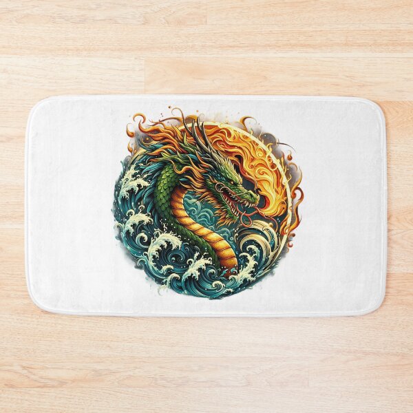 Item preview, Serpent of the Tidal Flame designed and sold by Pixel Dome.