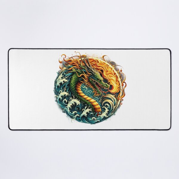 Item preview, Serpent of the Tidal Flame designed and sold by Pixel Dome.