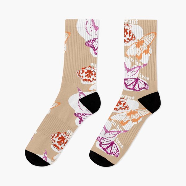 Item preview, want to be free subtle lesbian flag butterflies designed and sold by gaerss.