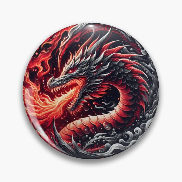Item preview, Fiery Whirl of the Abyssal Drake designed and sold by Pixel Dome.