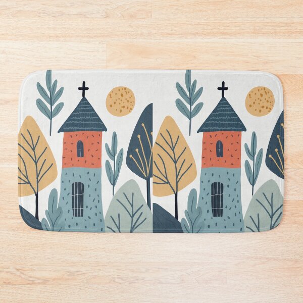 Item preview, abstract boho building  designed and sold by Jubjangm3.