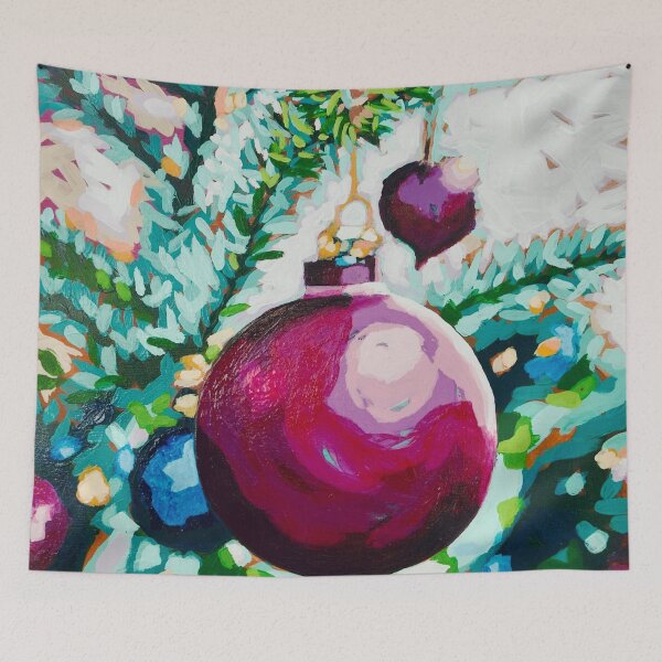 Item preview, Holiday ornament painting is a favorite for people who enjoy festive designs.  This is a great holiday gift for friends and family. designed and sold by jenkcole08.