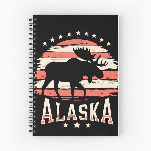 Item preview, Alaska moose retro sunset designed and sold by GediaPrints.