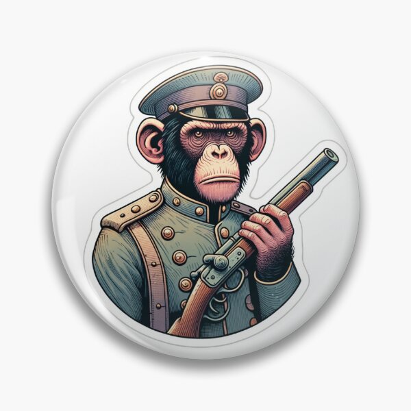 Item preview, Veteran Chimpanzee General designed and sold by daneko.