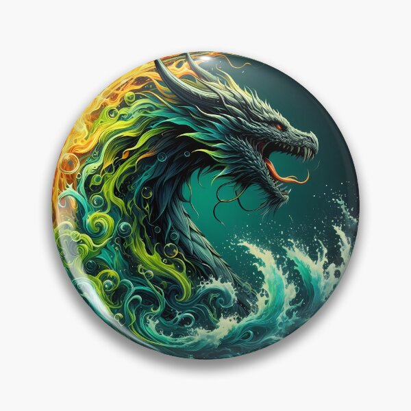 Item preview,  Elemental Whirlwind Dragon designed and sold by Pixel Dome.