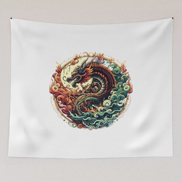 Item preview, Dragon of the Spiraling Depths designed and sold by Pixel Dome.