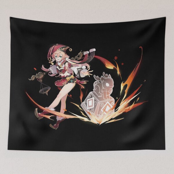 Item preview, Impacto de Genshin - Deseo de personaje oficial de Yanfei - Gacha Splash Art designed and sold by Krimsy.
