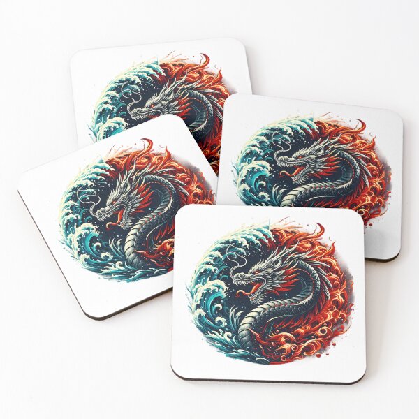 Item preview,  Fury of the Tidal Flame Dragon designed and sold by Pixel Dome.