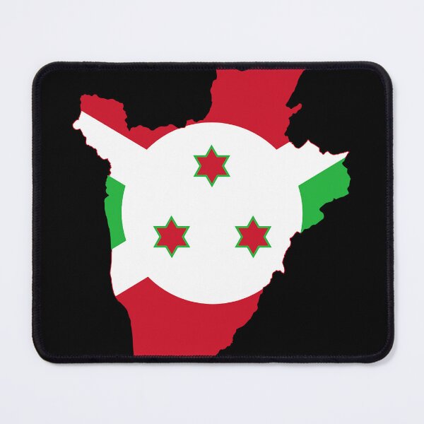 Item preview, Burundi Map designed and sold by feether-store.