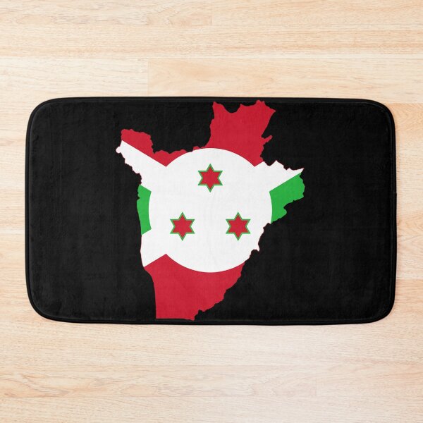Item preview, Burundi Map designed and sold by feether-store.